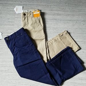2 pairs of gymboree uniform pants